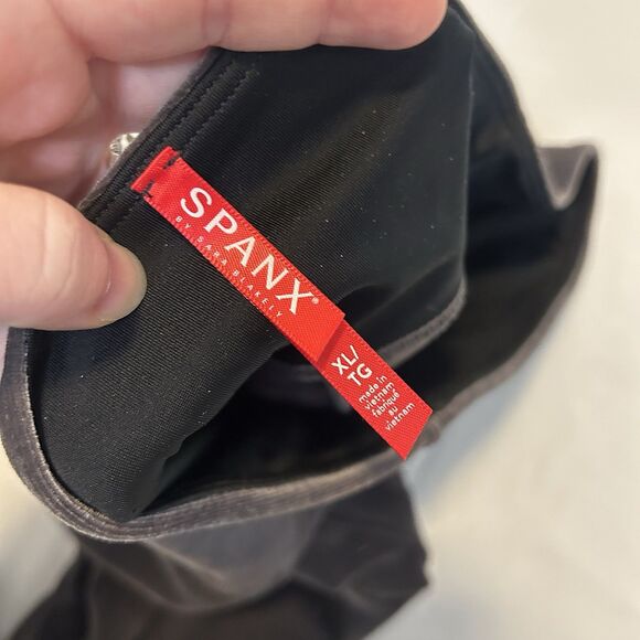 Spanx Velvet Leggings High Waisted Gray - Size XL - Picture 9 of 11